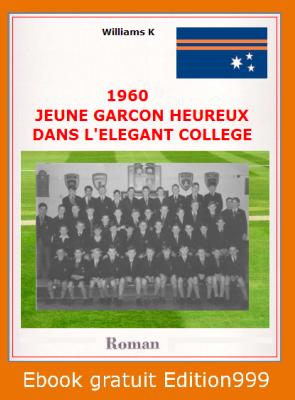 1960 - JEUNE GARCON HEUREUX DANS L'ELEGANT COLLEGE