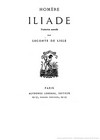 Couverture — L'Iliade