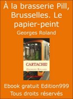 À la brasserie Pill, Brusselles. Le papier-peint