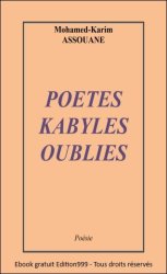 POETES KABYLES OUBLIES