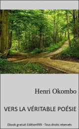 VERS LA VÉRITABLE POÉSIE