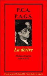 PCA-PAGS. La dérive