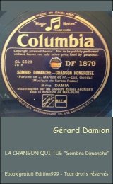 LA CHANSON QUI TUE "Sombre Dimanche"