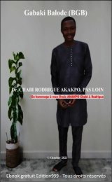 Dr. CHABI RODRIGUE AKAKPO, PAS LOIN