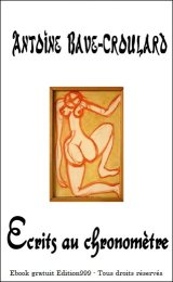 Ecrits au chronomètre !