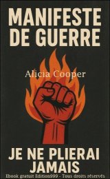 Manifeste de guerre , je ne me plierais jamais