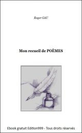 Mon recueil de POÈMES