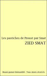 Les pastiches de Proust par Smat