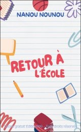 Retour à l'école