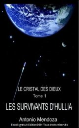 Le cristal des dieux. tome 1. Les survivants d'Hullia