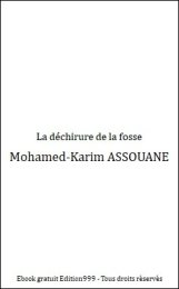 La déchirure de la fosse