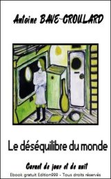 Le déséquilibre du monde