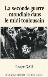 Couverture du livre La seconde guerre mondiale dans le Midi toulousain