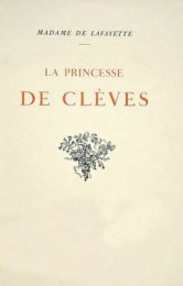 La Princesse de Clèves 