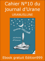 Cahier N°10 du journal d'Urane