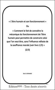 L'être humain et sa souffrance morale (2/3)