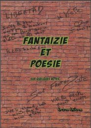 Fantaizie et Poésie sur quelques notes