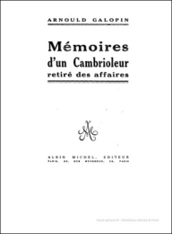 Mémoires d'un cambrioleur retiré des affaire