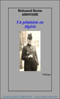 UN PÉTAINISTE EN ALGERIE