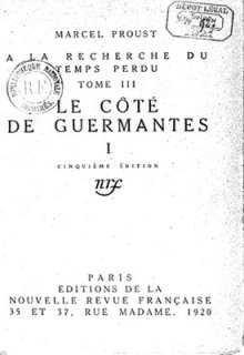 Le Côté de Guermantes - Partie 1