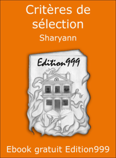 Critères de sélection