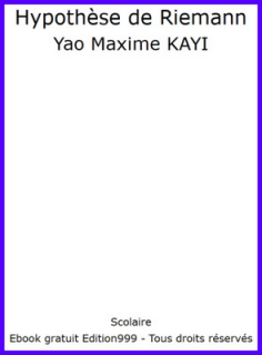 Hypothèse de Riemann