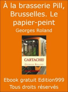 À la brasserie Pill, Brusselles. Le papier-peint