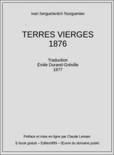 Les Terres Vierges d' Ivan Tourguéniev