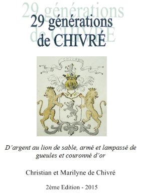 Couverture du livre 29 générations de Chivré