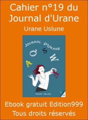Cahier du Journal d'Urane n°19