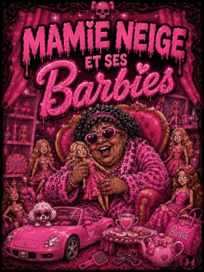 Couverture du livre Mamie Neige et ses barbies