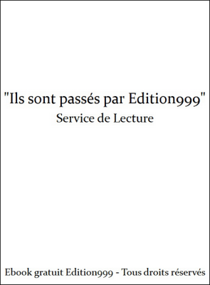 Ils sont passés par Edition999