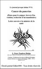 Le journal presque intime N°11. Cancer du pancréas