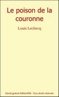 Couverture — Le poison de la couronne